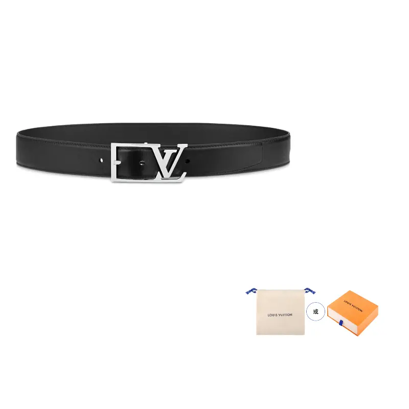 Мужской ремень Louis Vuitton, черный 
Мужской ремень Louis Vuitton, черный