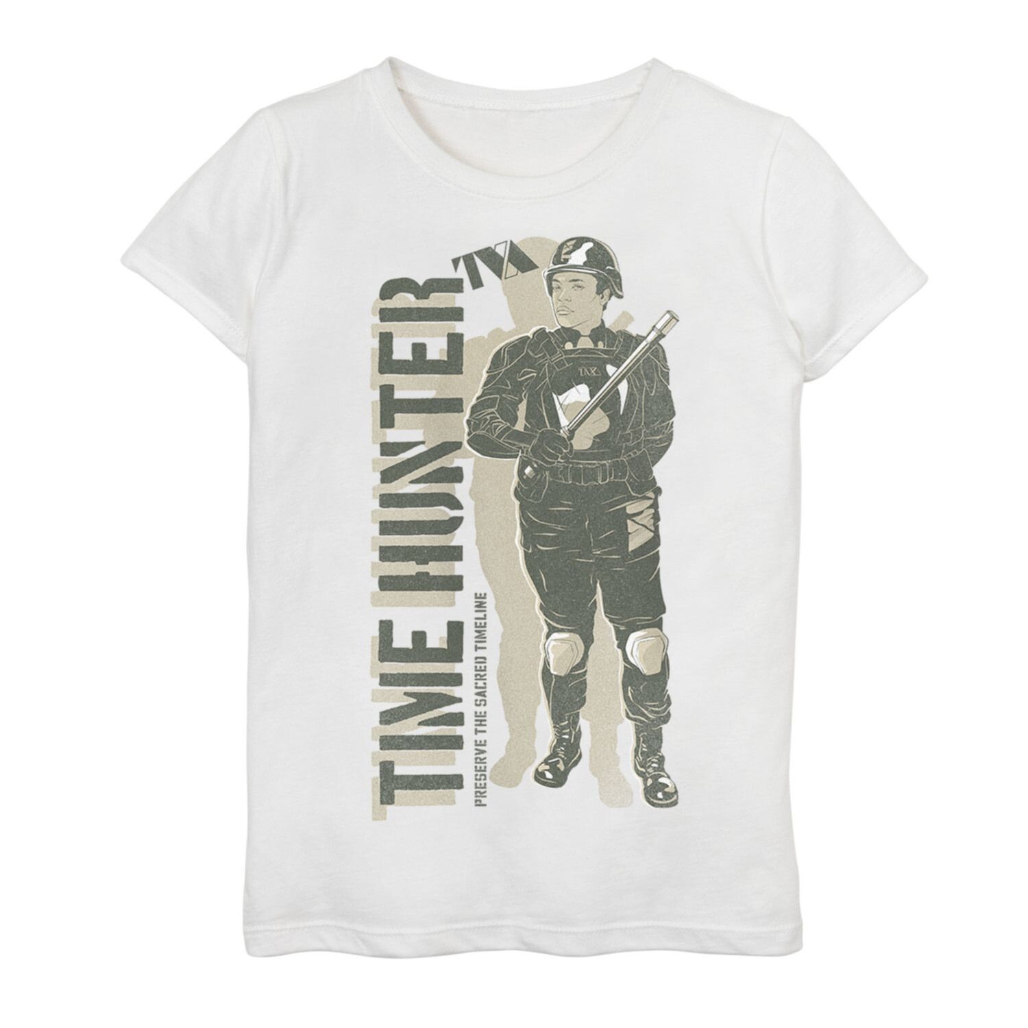 Футболка с рисунком героя-трафарета для девочек 7–16 лет Marvel Loki Time Hunter Marvel
Футболка с рисунком героя-трафарета для девочек 7–16 лет Marvel Loki Time Hunter Marvel