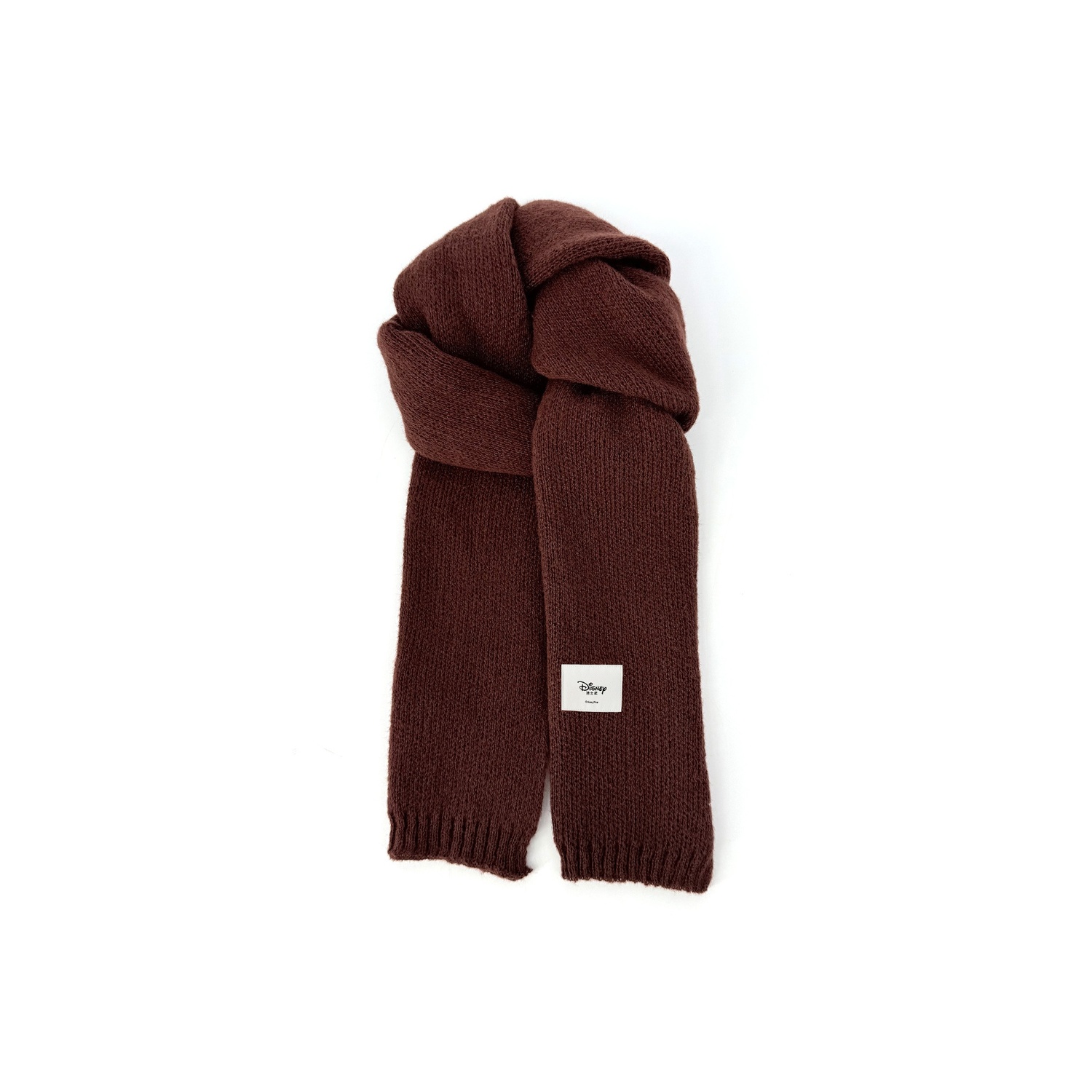 Disney Полиэстеровый вязаный шарф унисекс, Red Coffee 
Disney Полиэстеровый вязаный шарф унисекс, Red Coffee