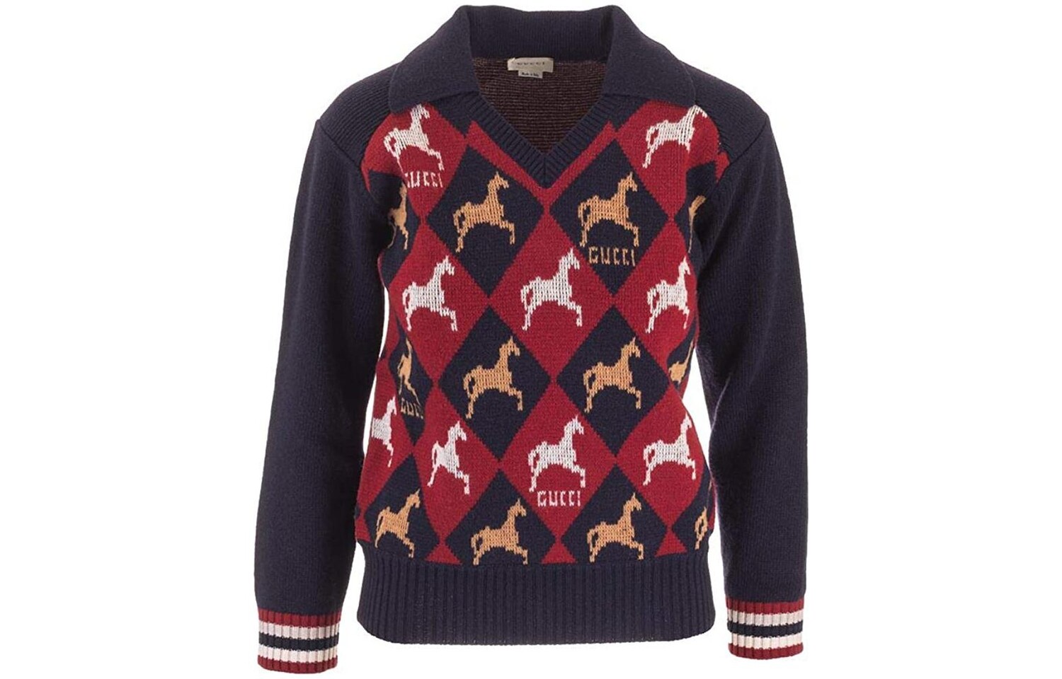 Свитер Gucci, темно-синий / красный
Свитер Gucci, темно-синий / красный