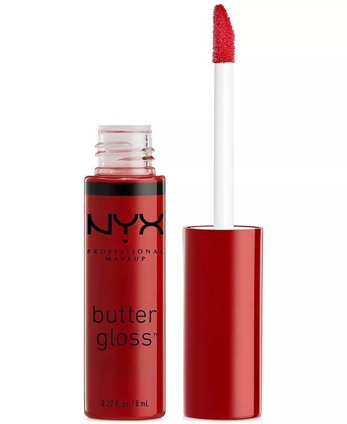 Антипригарный блеск для губ Butter Gloss Nyx Professional Makeup, цвет Red Velvet
Антипригарный блеск для губ Butter Gloss Nyx Professional Makeup, цвет Red Velvet