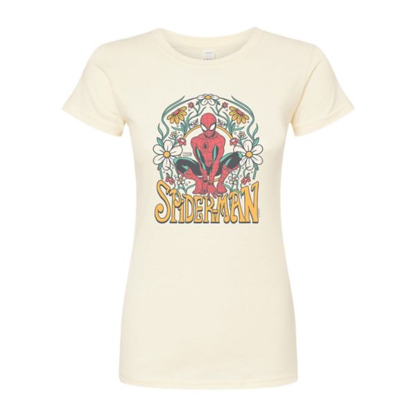 Детская облегающая футболка Spider-Man с винтажным цветочным принтом Marvel, бежевый
Детская облегающая футболка Spider-Man с винтажным цветочным принтом Marvel, бежевый