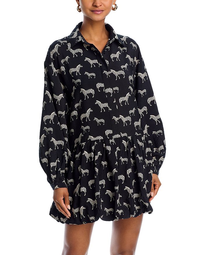 Платье с длинными рукавами Zebra AQUA, черный 
Платье с длинными рукавами Zebra AQUA, черный