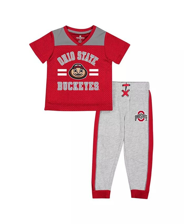 Комплект из джерси и брюк Ka-Boot-It для мальчиков и девочек Scarlet, Heather Grey Ohio State Buckeyes Ka-Boot-It Colosseum, красный
Комплект из джерси и брюк Ka-Boot-It для мальчиков и девочек Scarlet, Heather Grey Ohio State Buckeyes Ka-Boot-It Colosseum, красный