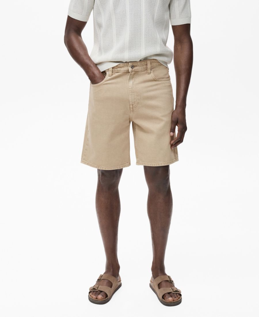 Мужские джинсовые шорты прямого кроя, длина 9 дюймов MANGO, Light, Pastel Gray
Мужские джинсовые шорты прямого кроя, длина 9 дюймов MANGO, Light, Pastel Gray