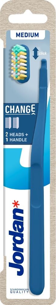 Jordan Change Medium зубная щетка, 1 шт.
Jordan Change Medium зубная щетка, 1 шт.