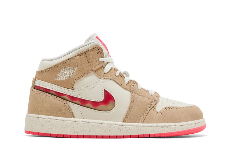 Кроссовки Air Jordan 1 Mid SE GS 'Peanut Butter & Jelly', кремовый
Кроссовки Air Jordan 1 Mid SE GS 'Peanut Butter & Jelly', кремовый