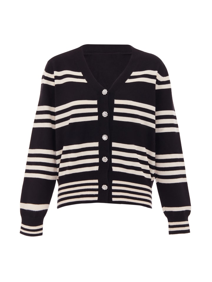 Женский кардиган из черной шерсти белого цвета Usha
Женский кардиган из черной шерсти белого цвета Usha