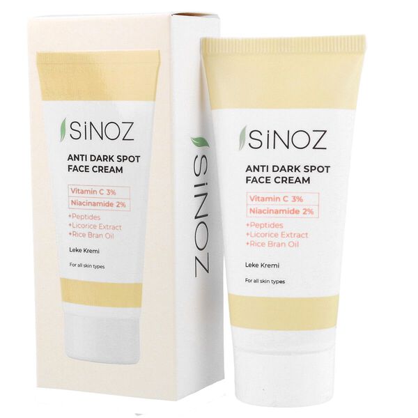 Крем для лица против пигментных пятен, 40 мл Sinoz Anti-Dark spot face cream
Крем для лица против пигментных пятен, 40 мл Sinoz Anti-Dark spot face cream