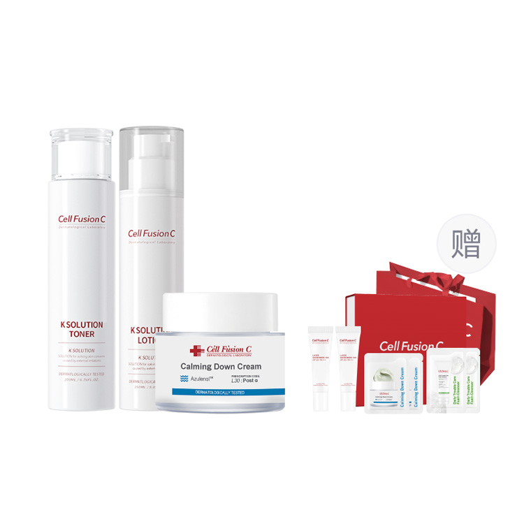 Набор для ухода за чувствительной кожей восстанавливающий увлажняющий и питающий комплект из 3 средств Cell Fusion C
Набор для ухода за чувствительной кожей восстанавливающий увлажняющий и питающий комплект из 3 средств Cell Fusion C