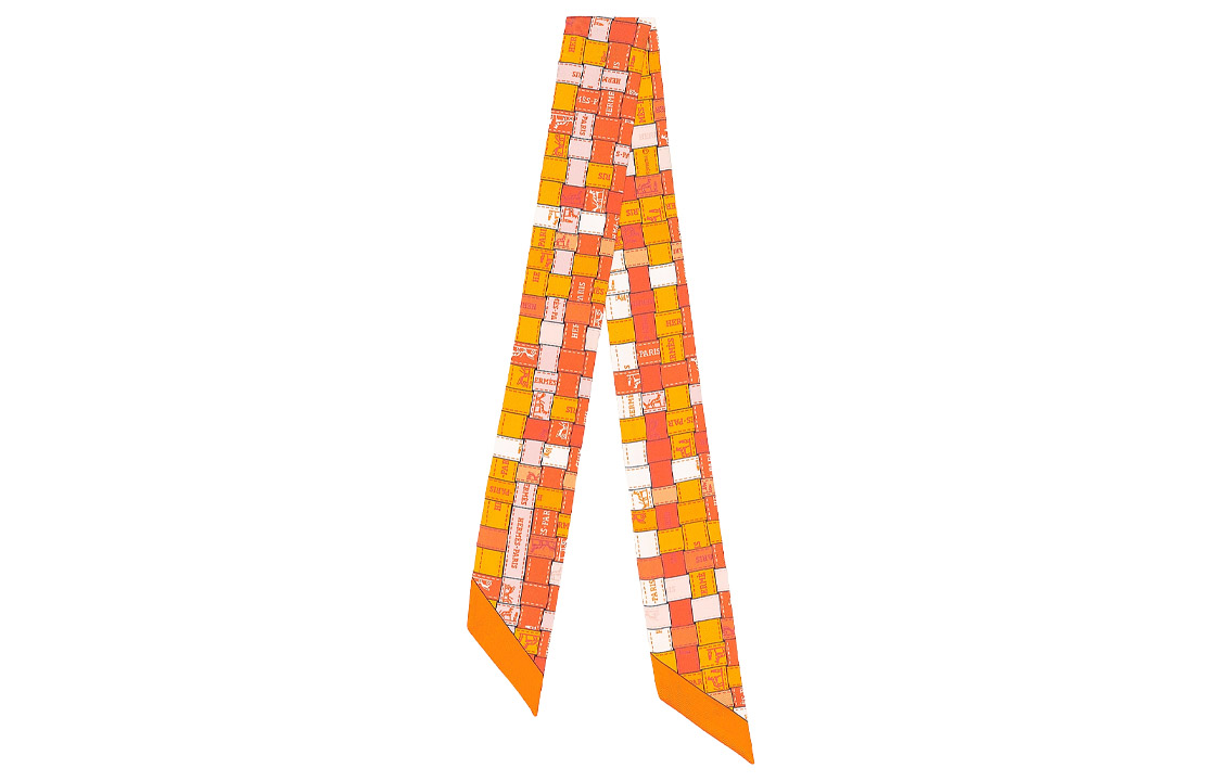 Шёлковый шарф Twilly унисекс оранжевый HERMES
Шёлковый шарф Twilly унисекс оранжевый HERMES