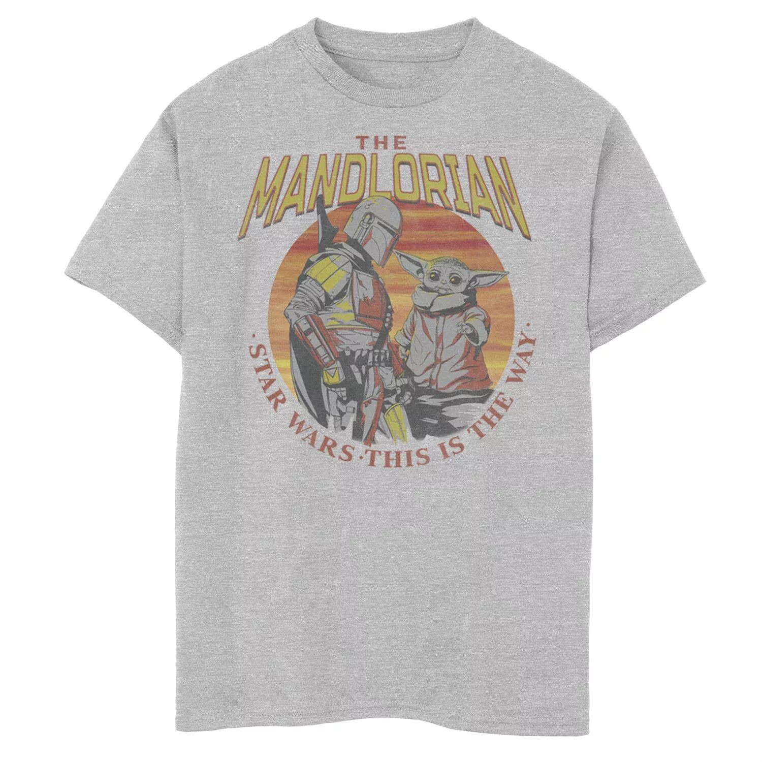 Футболка с рисунком заката в стиле ретро для мальчиков 8–20 лет «Звездные войны: Мандалорец» Star Wars
Футболка с рисунком заката в стиле ретро для мальчиков 8–20 лет «Звездные войны: Мандалорец» Star Wars