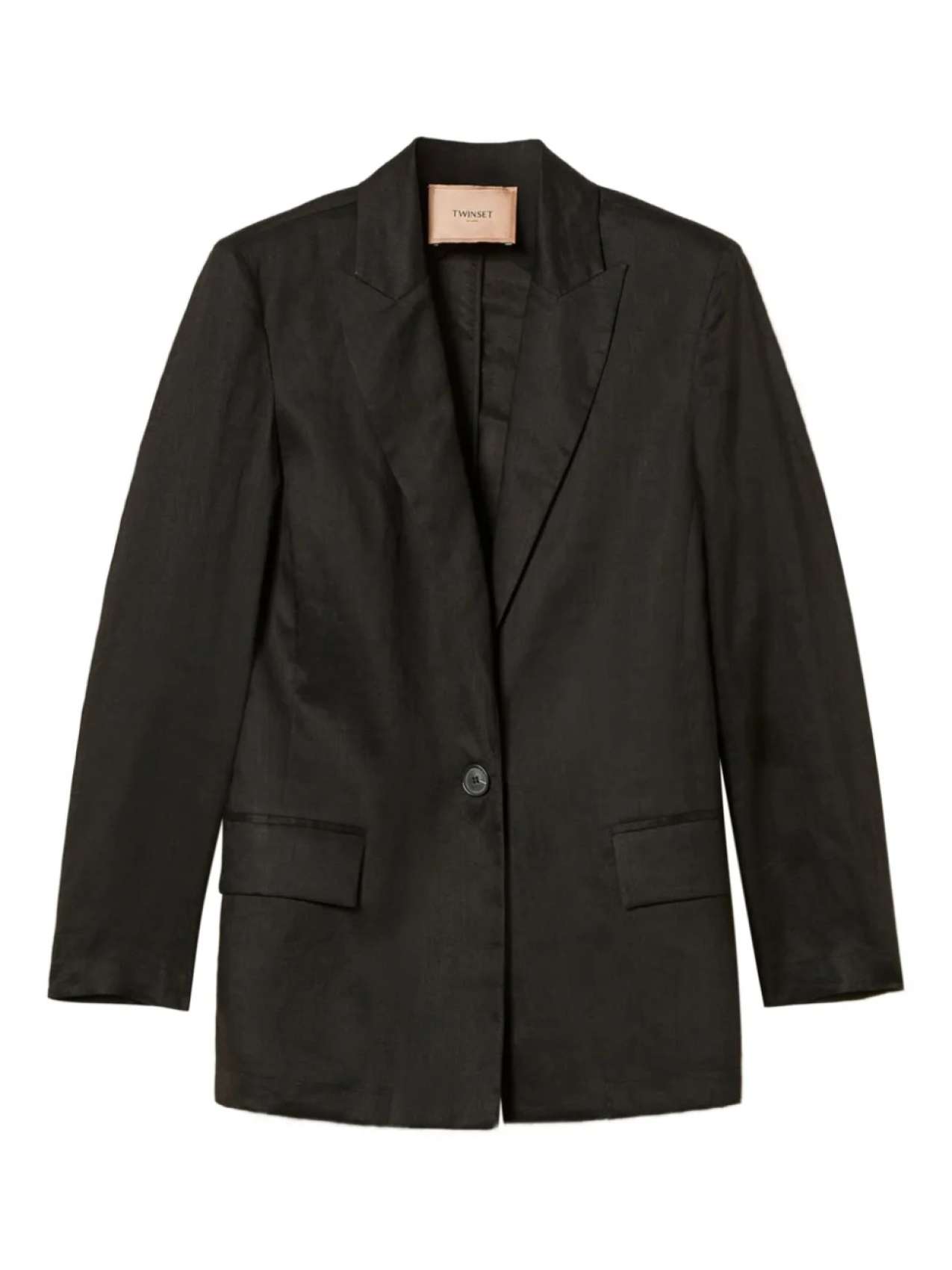 Тканый блейзер TWINSET, черный
Тканый блейзер TWINSET, черный