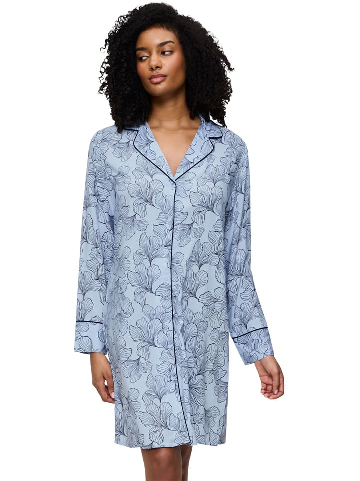 Triumph Ночная рубашка светло-голубого/черного цвета
Triumph Ночная рубашка светло-голубого/черного цвета