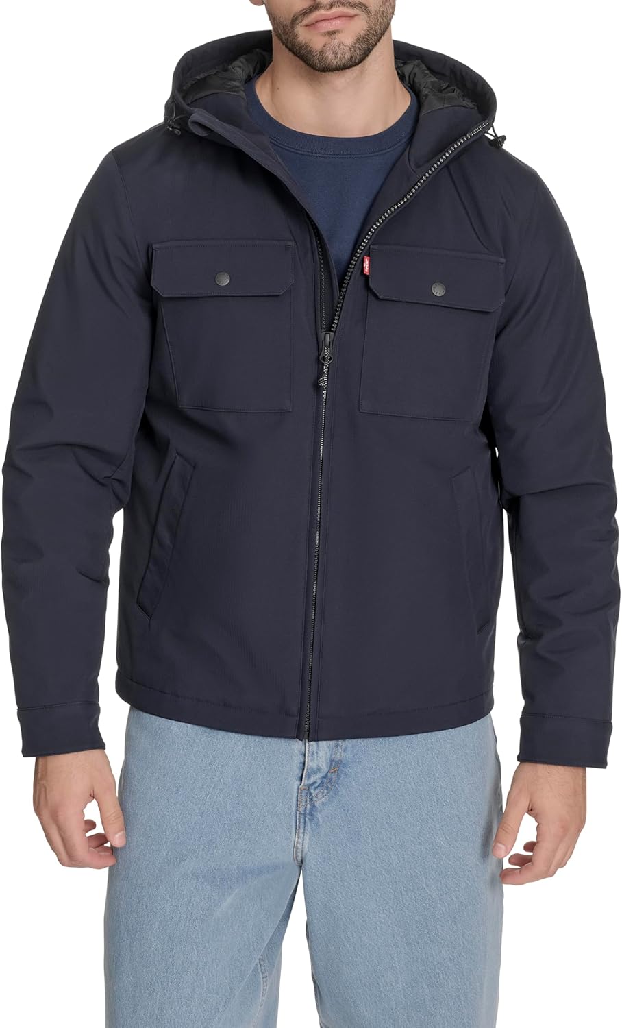 Мужская куртка Levi's Ripstop Softshell с капюшоном, Midnight
Мужская куртка Levi's Ripstop Softshell с капюшоном, Midnight