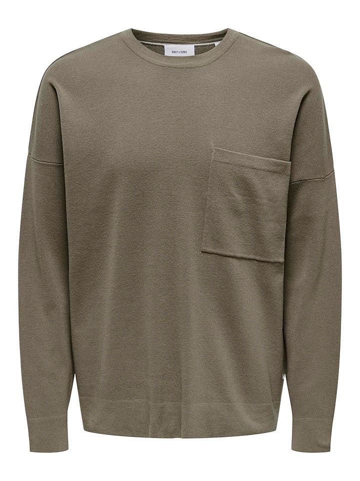 Пуловер ONLY & SONS, серо-коричневый
Пуловер ONLY & SONS, серо-коричневый