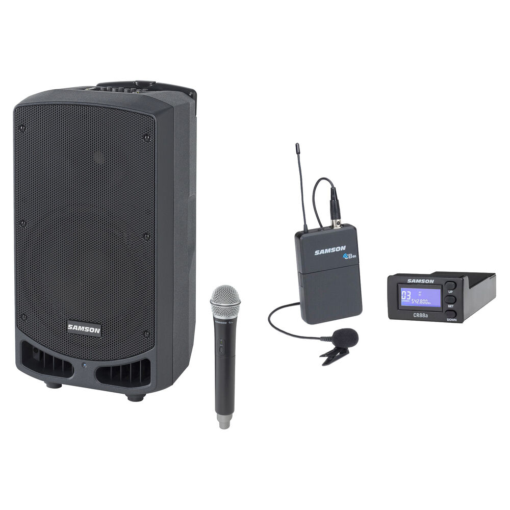 Портативная PA-системы Samson Expedition XP310w 10" 300W Portable PA System with
Портативная PA-системы Samson Expedition XP310w 10" 300W Portable PA System with