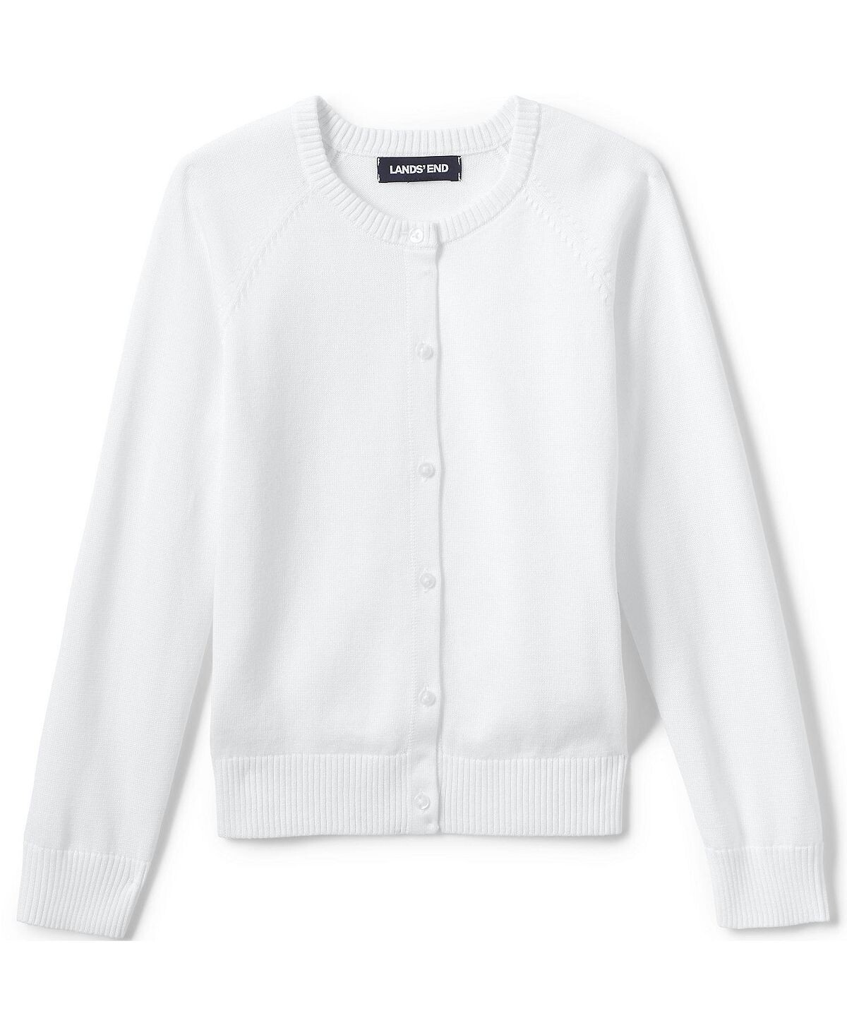 Детская школьная форма для девочек, хлопковый модальный кардиган, свитер Lands' End
Детская школьная форма для девочек, хлопковый модальный кардиган, свитер Lands' End