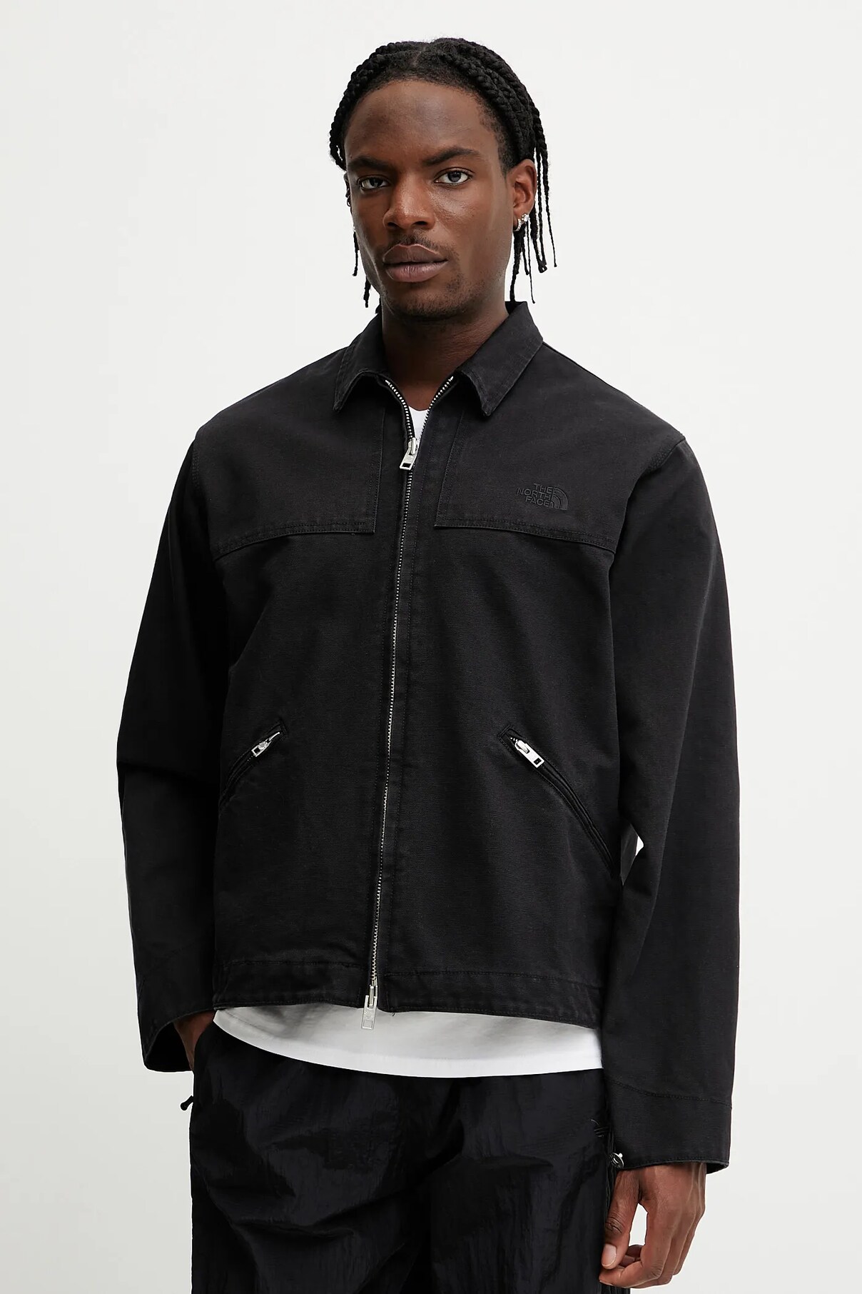 Куртка из хлопка Cedar Canvas Work The North Face, черный 
Куртка из хлопка Cedar Canvas Work The North Face, черный