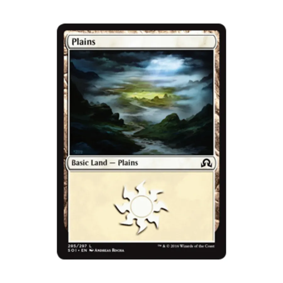 CCG Plains #285 (C) (фольга), MTG - Shadows Over Innistrad
CCG Plains #285 (C) (фольга), MTG - Shadows Over Innistrad