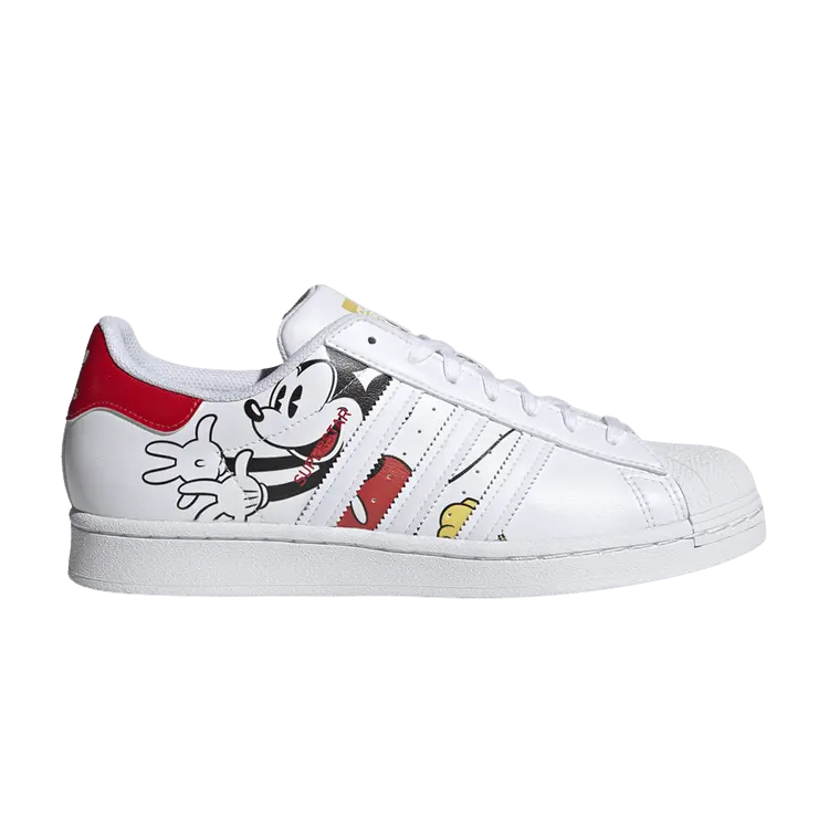 Кроссовки adidas Disney x Superstar 'Mickey and Minnie - White Vivid Red', белый
Кроссовки adidas Disney x Superstar 'Mickey and Minnie - White Vivid Red', белый