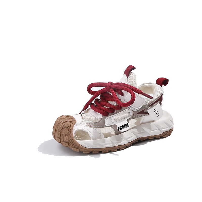 Детские сандалии с нескользящей подошвой FCMM, бежевый/красный
Детские сандалии с нескользящей подошвой FCMM, бежевый/красный