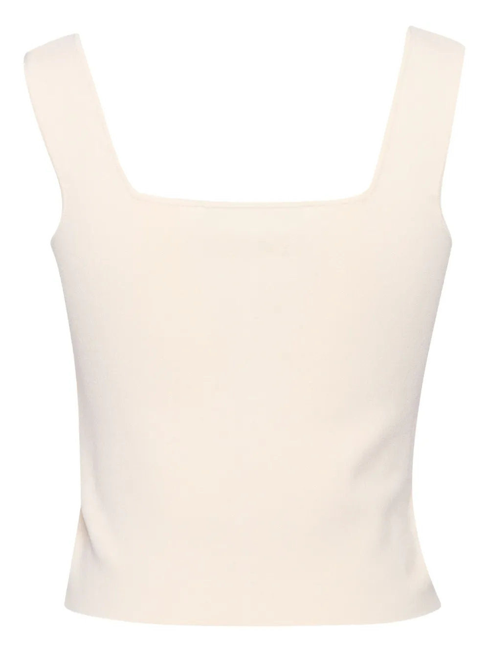 Топ Pilade в рубчик с квадратным вырезом Weekend Max Mara, нейтральный 
Топ Pilade в рубчик с квадратным вырезом Weekend Max Mara, нейтральный