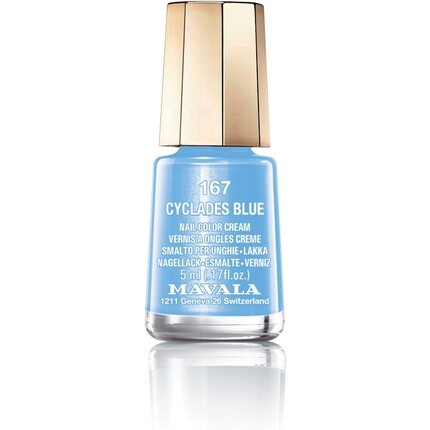 Лак для ногтей 167 Cyclades Blue 5мл, Mavala
Лак для ногтей 167 Cyclades Blue 5мл, Mavala