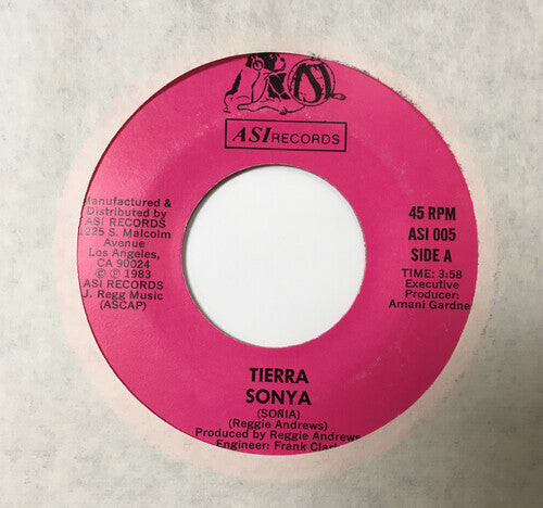 Сингл 7" Tierra: Sonya / Body Heat
Сингл 7" Tierra: Sonya / Body Heat