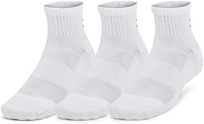 Under Armour Unisex-Adult тренировочные хлопковые носки Quarter, набор, (101) White/White/Black
Under Armour Unisex-Adult тренировочные хлопковые носки Quarter, набор, (101) White/White/Black