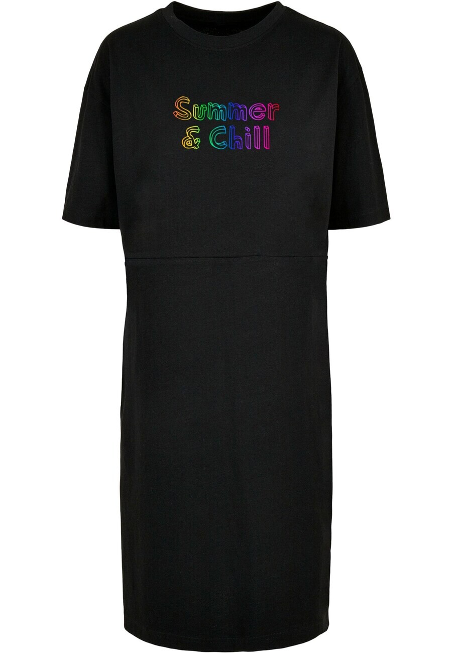 Платье Merchcode SUMMER AND CHILL, черный 
Платье Merchcode SUMMER AND CHILL, черный