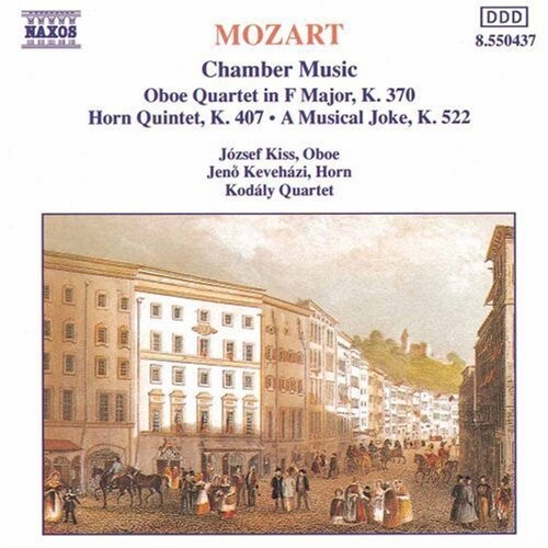 CD диск Mozart / Kodaly Quartet: Oboe Quartet / Horn Quintet / Musical Joke
CD диск Mozart / Kodaly Quartet: Oboe Quartet / Horn Quintet / Musical Joke
