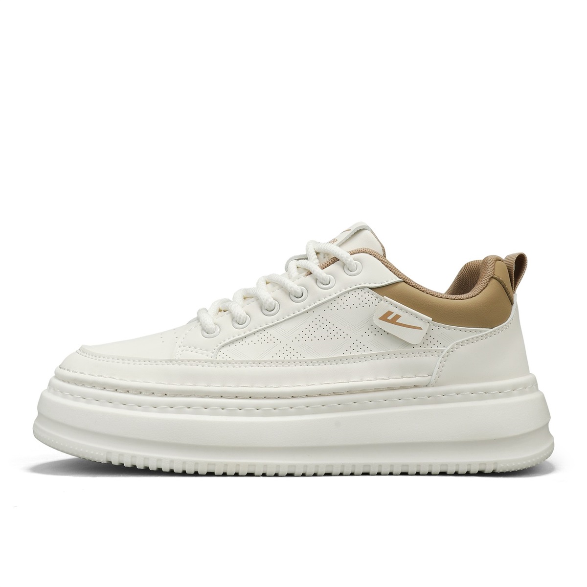 Мужские низкие скейтборд-кроссовки Abrasion Resistant Breathable Height Increasing WARRIOR, бежевый хаки
Мужские низкие скейтборд-кроссовки Abrasion Resistant Breathable Height Increasing WARRIOR, бежевый хаки