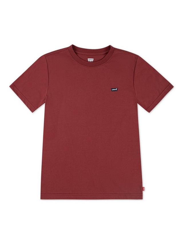 Детская хлопковая футболка с короткими рукавами летучая мышь Levi's, Red Pear
Детская хлопковая футболка с короткими рукавами летучая мышь Levi's, Red Pear