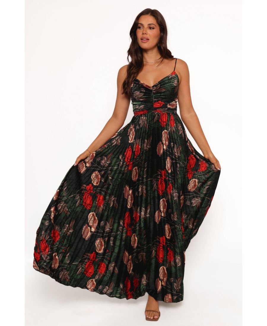 Женское плиссированное макси-платье Naira Petal and Pup, Green floral
Женское плиссированное макси-платье Naira Petal and Pup, Green floral
