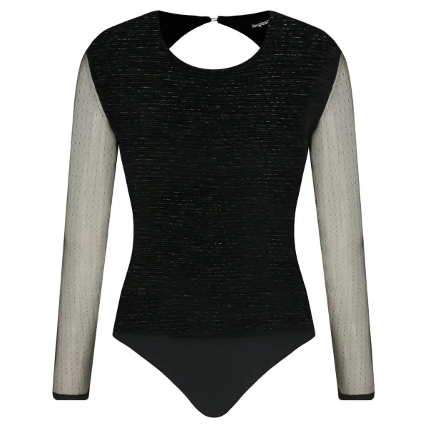 Тонкое подтянутое боди Desigual, черный
Тонкое подтянутое боди Desigual, черный