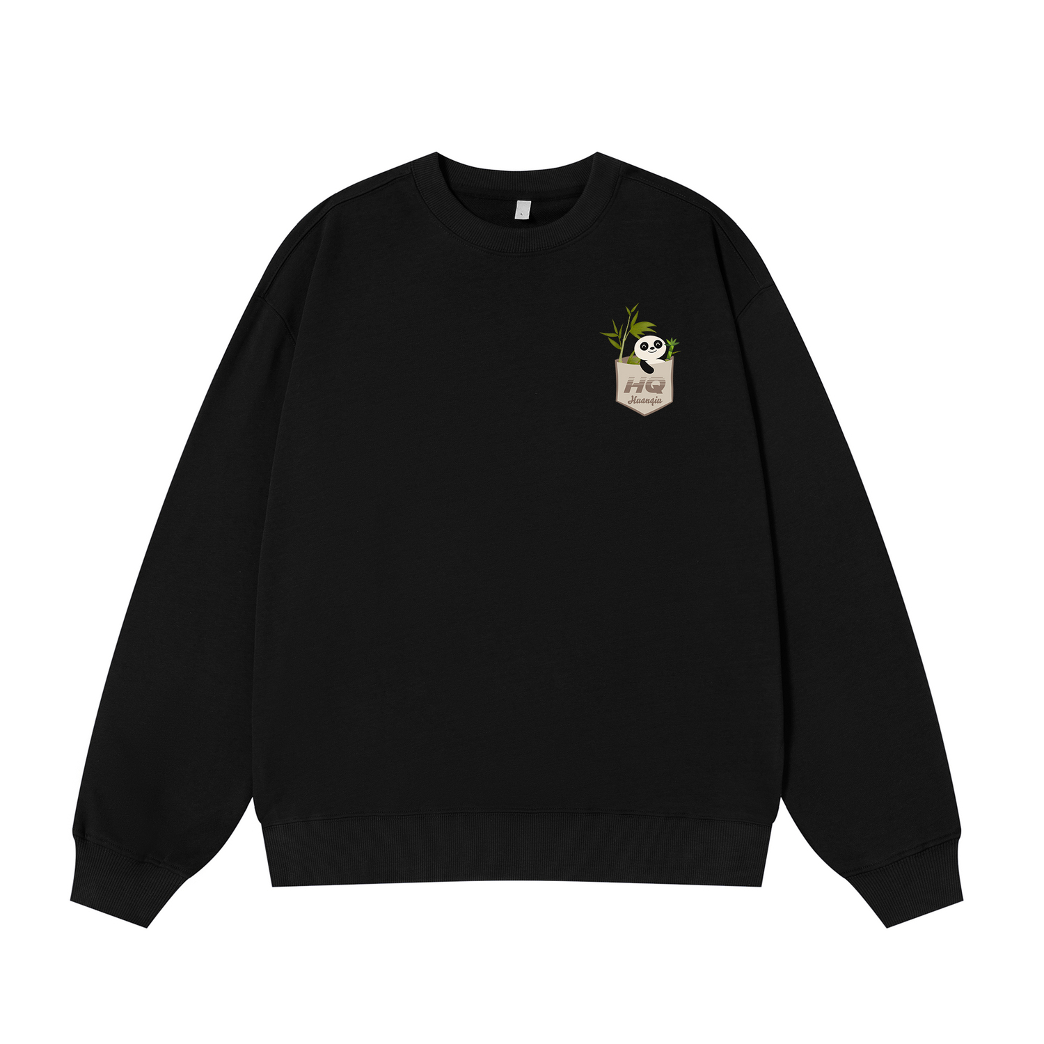 Свитшот с круглым вырезом Unisex HUANQIU, черный (fleece-lined)
Свитшот с круглым вырезом Unisex HUANQIU, черный (fleece-lined)