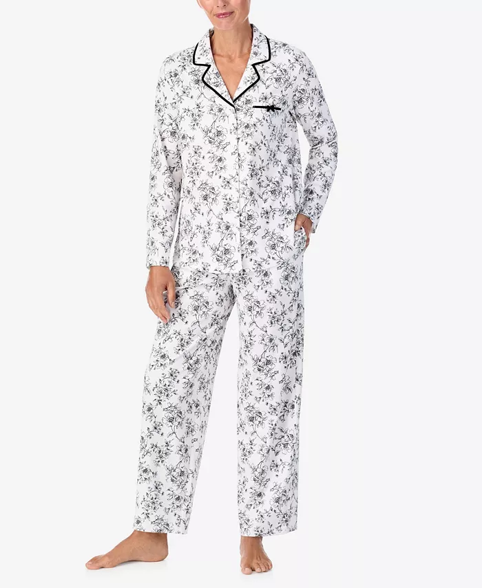 Женский пижамный комплект с длинным рукавом Aria, белый
Женский пижамный комплект с длинным рукавом Aria, белый