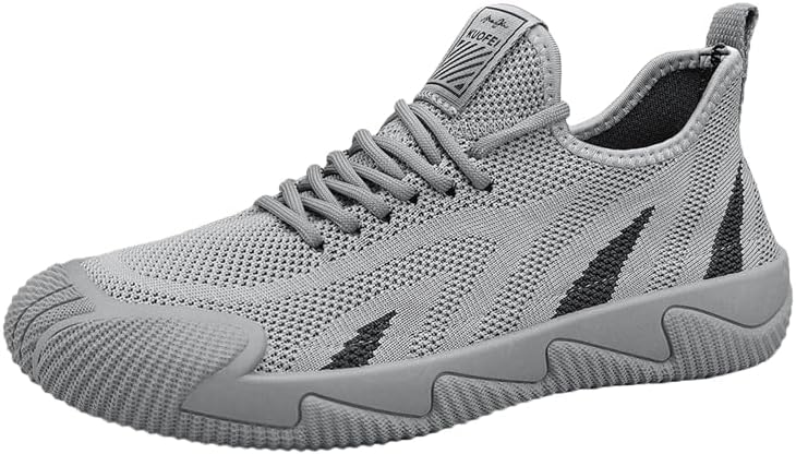 Мужские повседневные кроссовки из сетки - легкая спортивная обувь для бега с дышащим вязаным верхом, современный модный дизайн для повседневной носки, Спортивная одежда Hoalox, серый
Мужские повседневные кроссовки из сетки - легкая спортивная обувь для бега с дышащим вязаным верхом, современный модный дизайн для повседневной носки, Спортивная одежда Hoalox, серый