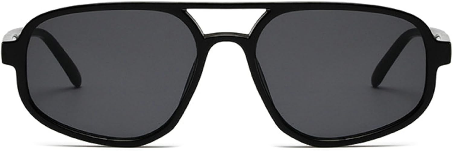 Ретро-солнцезащитные очки с двойной перемычкой для мужчин, модные простые квадратные очки-пилот для женщин, трендовые солнцезащитные очки с защитой от УФ-излучения UV400 mincl, Black
Ретро-солнцезащитные очки с двойной перемычкой для мужчин, модные простые квадратные очки-пилот для женщин, трендовые солнцезащитные очки с защитой от УФ-излучения UV400 mincl, Black