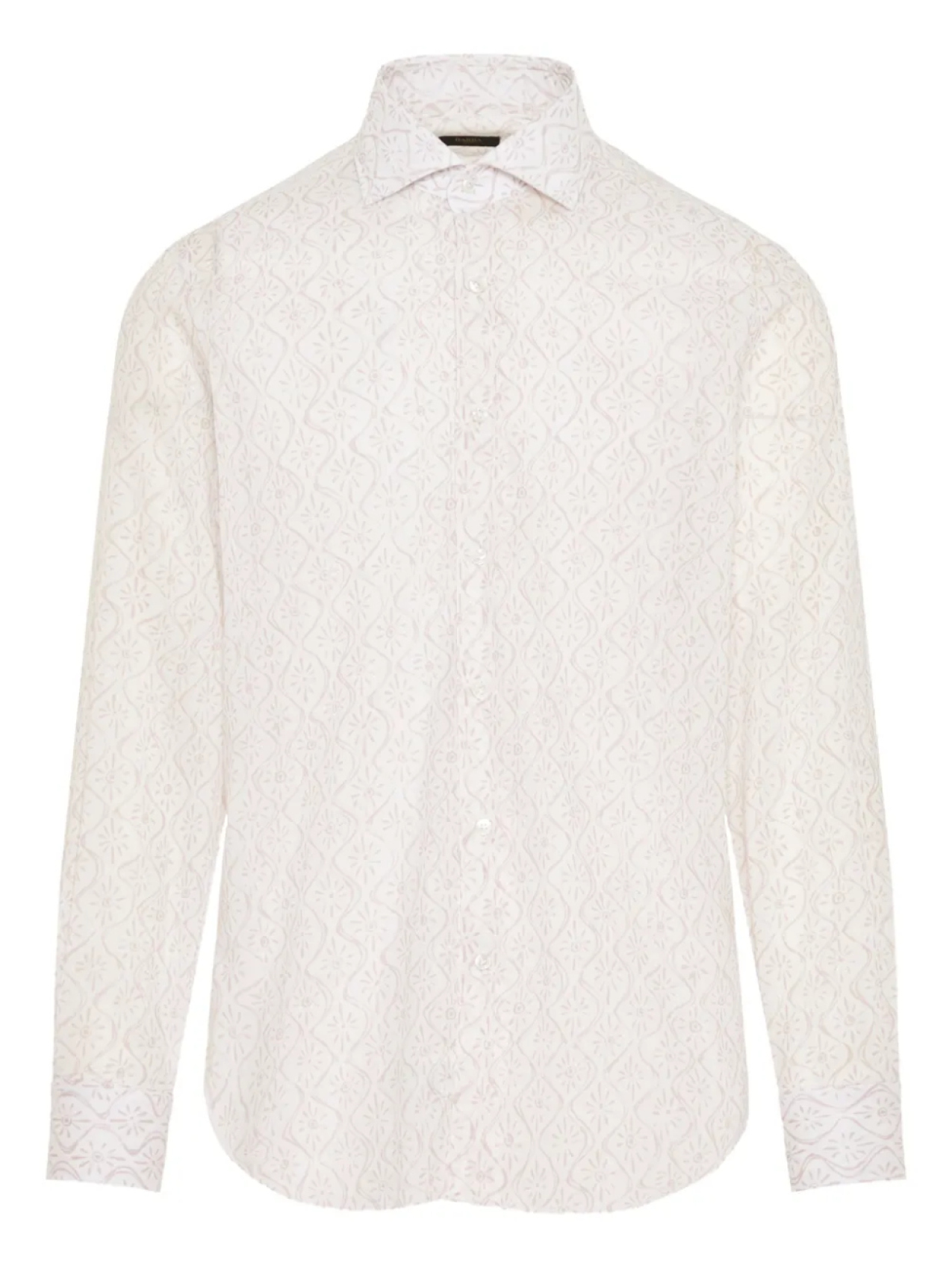 Рубашка с геометрическим узором Barba, белый
Рубашка с геометрическим узором Barba, белый