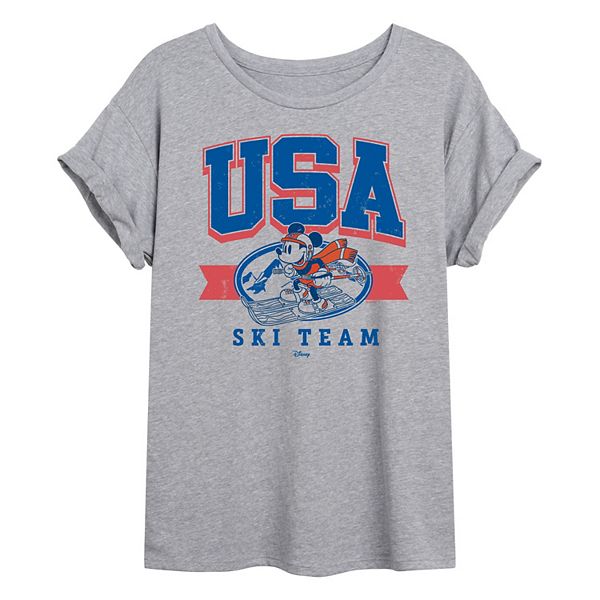 Футболка Juniors Mickey Mouse USA Ski Team oversized Disney, Heather Gray
Футболка Juniors Mickey Mouse USA Ski Team oversized Disney, Heather Gray