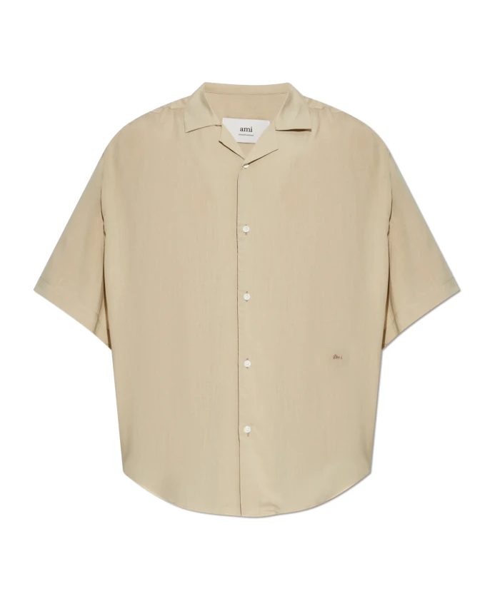 Футболка с логотипом Ami Paris, бежевый
Футболка с логотипом Ami Paris, бежевый