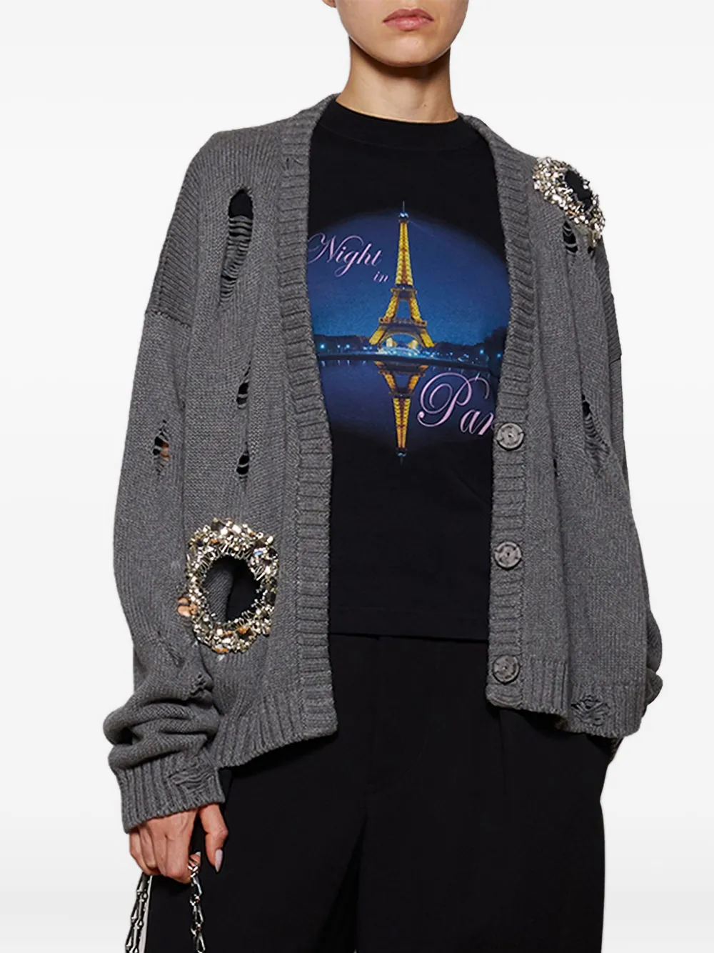 Футболка «Ночь в Париже» VETEMENTS, черный
Футболка «Ночь в Париже» VETEMENTS, черный