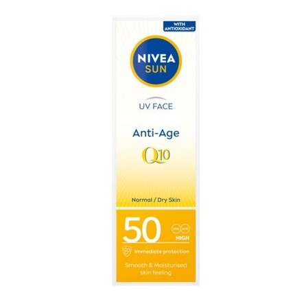 NIVEA Sun UV Face Anti-Age Крем против морщин Q10
NIVEA Sun UV Face Anti-Age Крем против морщин Q10