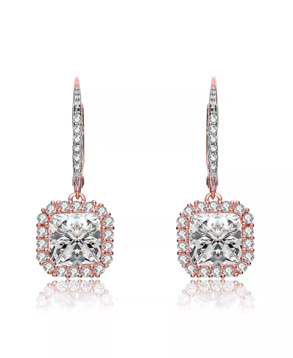 Квадратные серьги-подвески с кубическим цирконием, покрытые серебром GV Genevive, pink
Квадратные серьги-подвески с кубическим цирконием, покрытые серебром GV Genevive, pink