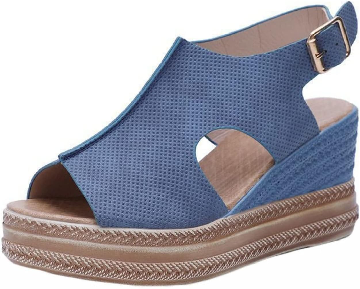 Женские сандалии на платформе с танкеткой, модная ортопедическая обувь с поддержкой свода стопы, удобные летние с открытым носком, с ремешком на щиколотке и пряжкой, женские сандалии на каждый день, без задника, на легком подлете Toumov, синий
Женские сандалии на платформе с танкеткой, модная ортопедическая обувь с поддержкой свода стопы, удобные летние с открытым носком, с ремешком на щиколотке и пряжкой, женские сандалии на каждый день, без задника, на легком подлете Toumov, синий