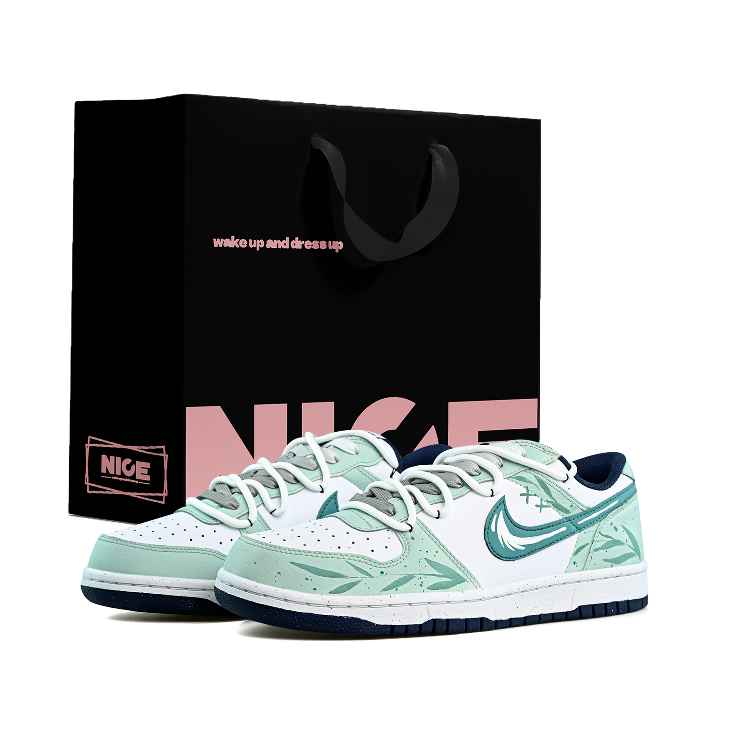 Мужские низкие кроссовки для скейтбординга White Green с усиленной амортизацией и износостойкостью Nike, белый зеленый
Мужские низкие кроссовки для скейтбординга White Green с усиленной амортизацией и износостойкостью Nike, белый зеленый