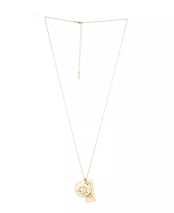 Женское колье с двумя подвесками со знаком зодиака Ettika, libra
Женское колье с двумя подвесками со знаком зодиака Ettika, libra