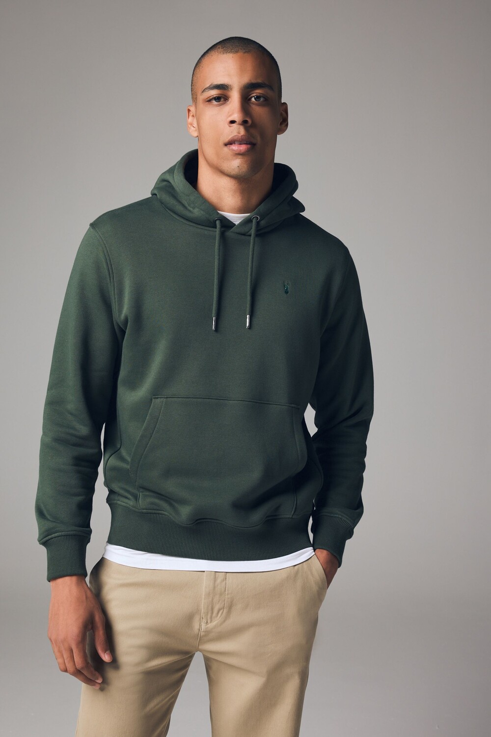 Толстовка с капюшоном из трикотажной ткани с высоким содержанием хлопка Next, зеленый
Толстовка с капюшоном из трикотажной ткани с высоким содержанием хлопка Next, зеленый